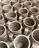 Handmade Ceramic Coffee Mug:  Purple Glazed Wiggle Bump Stoneware Pottery- item 3222 - Image 5